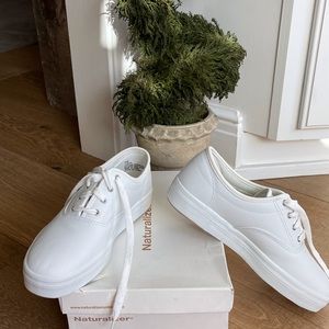Naturalizer leather platform sneakers